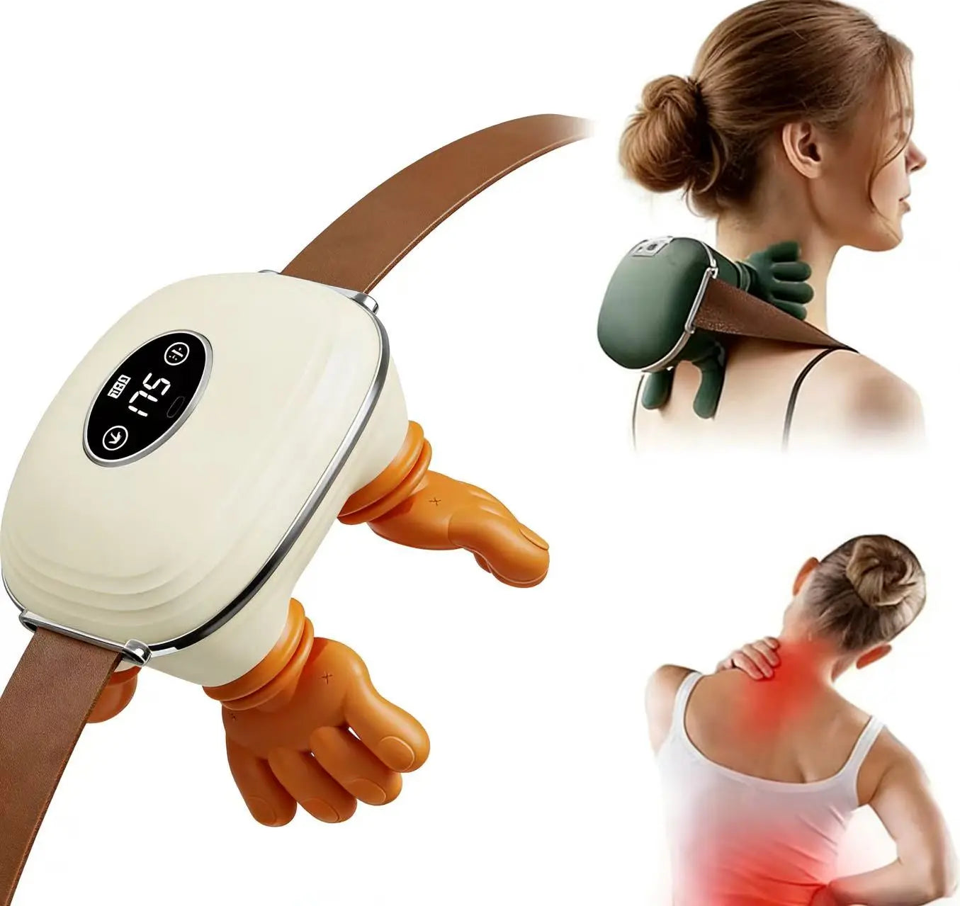 The Shoulder Hugger 3000: Your Portable Spa Buddy That Knows How to Knead Out Your Life's Regrets with a Warm Embrace!