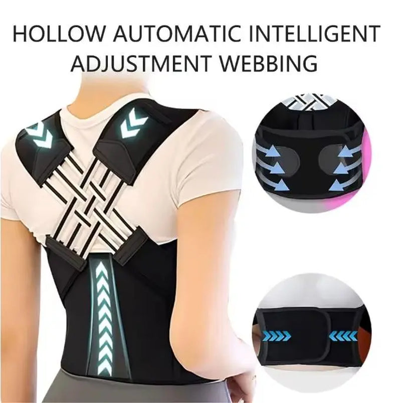 Posture Corrector for Women and Men, Adjustable Shoulder Posture Brace, Back Straightener Posture, Used for Middle Upper Spine